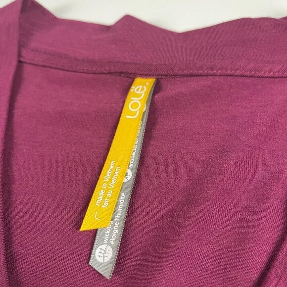 Lolë women jersey dress FPS 50 fuchia size L - Picture 9 of 12